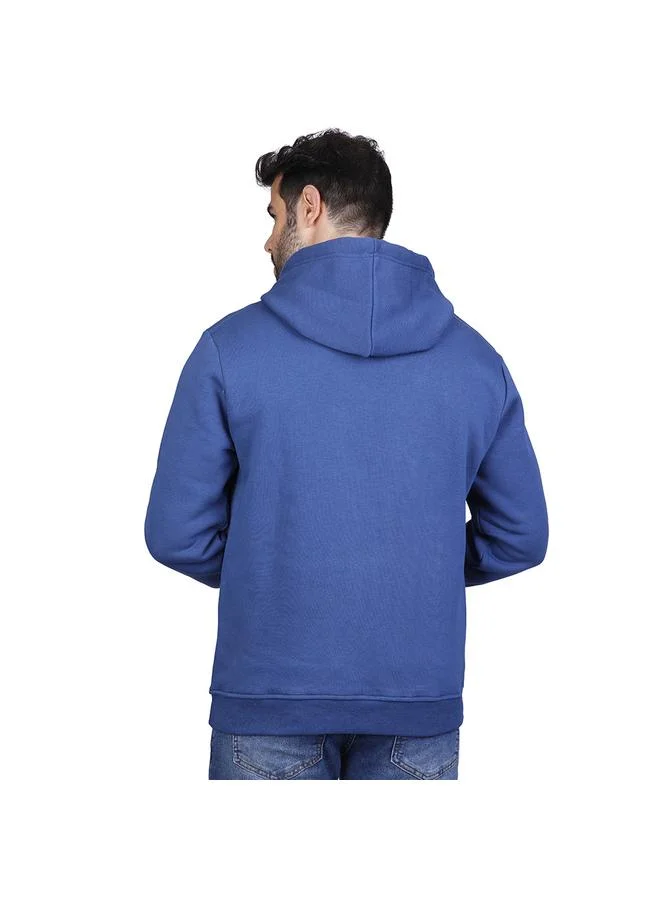 Coup Mens - Plain Hooded Sweatshirt With Long Sleeves