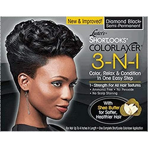 Lusters Shortlooks Color Relaxer 3n1 Diamond Black - Image 1