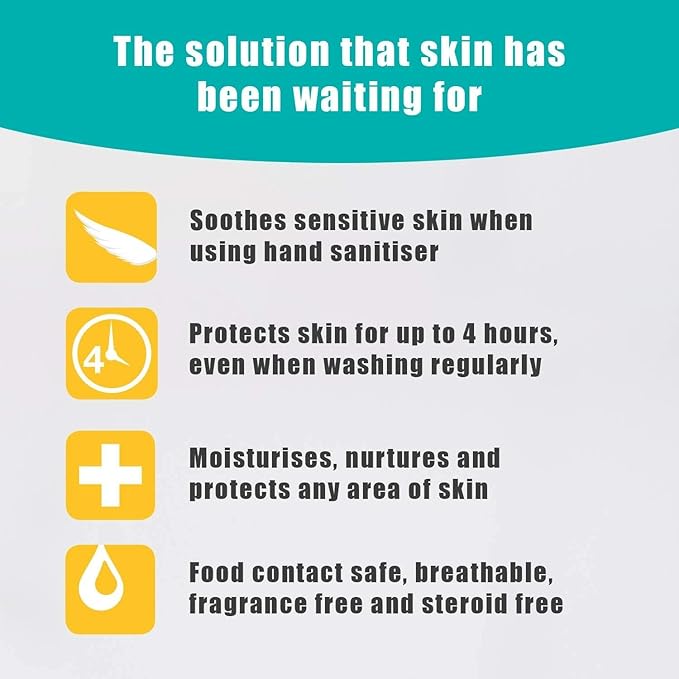 dermashield Derma Shield Barrier Cream 100ml Lotion The Ultimate Waterproof Skin Shield for Hands Body Face Clinically Proven Protection and Relief for Contact Dermatitis Dry Skin - Image 2