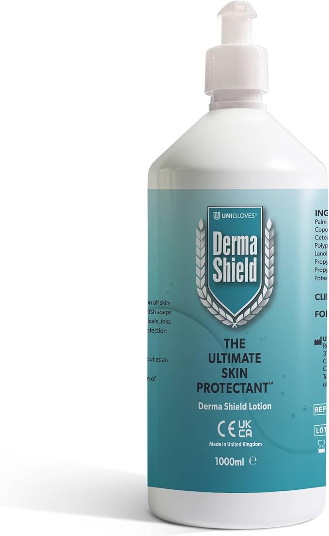 dermashield Derma Shield Barrier Cream 100ml Lotion The Ultimate Waterproof Skin Shield for Hands Body Face Clinically Proven Protection and Relief for Contact Dermatitis Dry Skin - Image 1