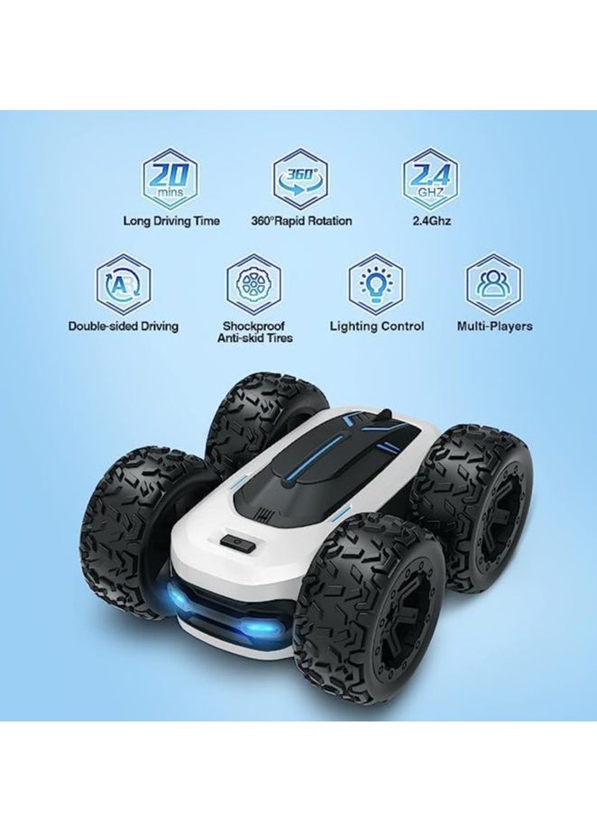 BAYBEE - Baybee Remote Control Car - 4WD RC Car for Kids Boys 360° Rotation/Light/Flip Special Effect, 2.4GHz Monster Truck - Drift Stunt RC Car Offroad for Kid 6-14 Years, 15KM/H Remote Control Car Kids Gifts (Assorted Colour) - Image 1