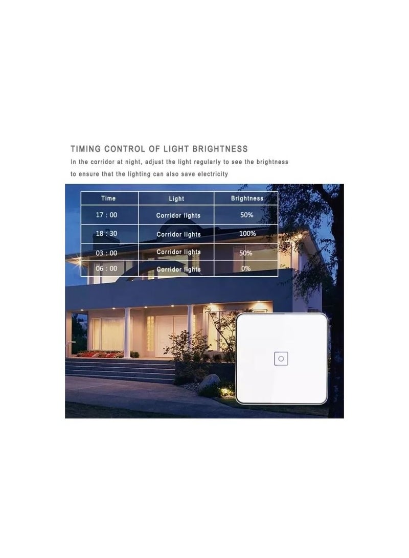 TUYA Smart Home Zigbee Touch Switch 1 2 3 Gang Alexa Google Tuya App Control UK Led Buld Lamp Touch Light Touch Smart Touch Switch - Image 3