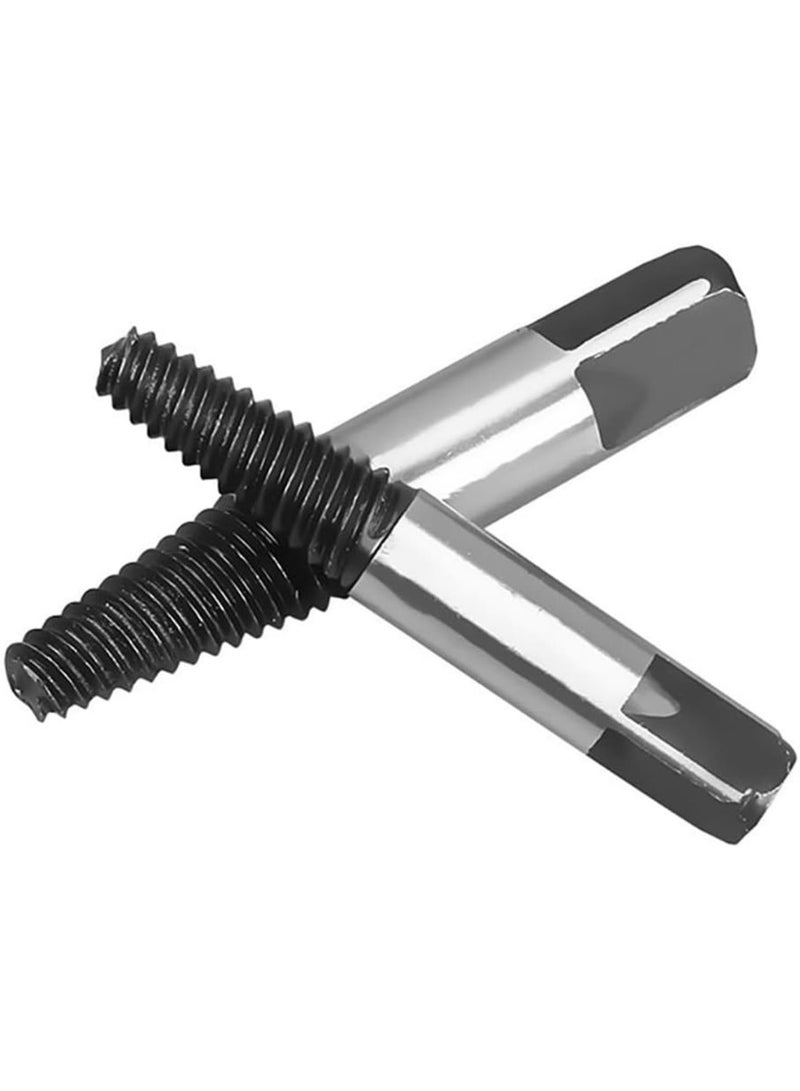 GGOOT 5 Pieces of Broken Screw Extractor Bit Set Carbon Steel Double-Sided Screw Pulling Center Bit Hardware Tools Black - Image 3