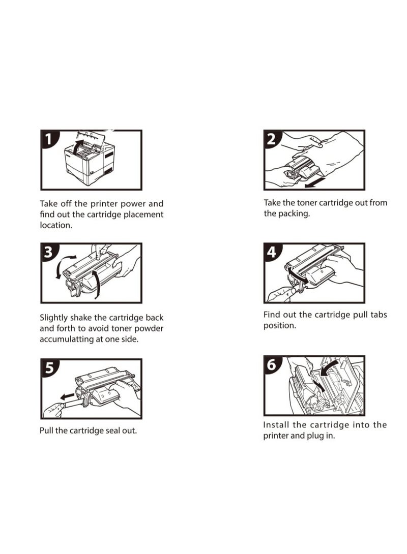 EASY PRINT Compatible 83A Toner Cartridge for Laserjet  83 A CF283A Printer Black Mono - Image 3