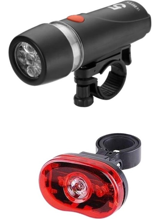 XBYC Jing Yi JY-808-11 + 006T-0.5W Bicycle Front Rear Team Lamp 