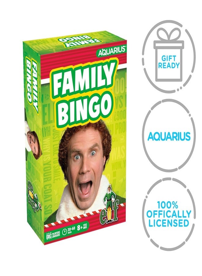 AQUARIUS Elf Family Bingo - Fun Family Party Game for Kids, Teens & Adults - Entertaining Game Night Gift - Officially Licensed Elf Merchandise - Image 4