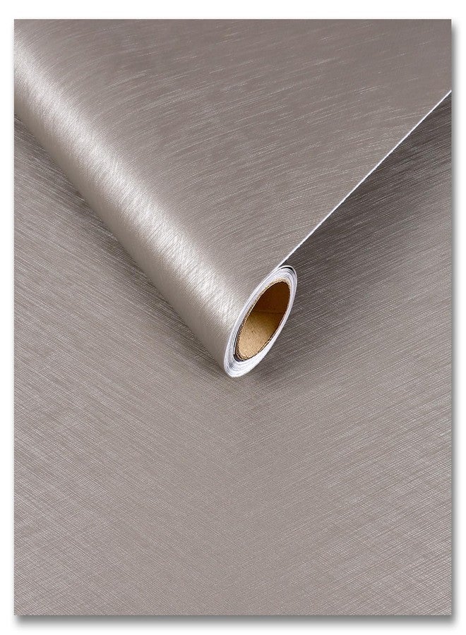 CRE8TIVE Metallic Bronze Grasscloth Peel and Stick Wallpaper Textured Oblique Grasscloth Wallpaper 12"x80" Grass Cloth Contact Paper for Cabinets Self Adhesive Linen Wall Paper for Bedroom Bathroom - Image 1