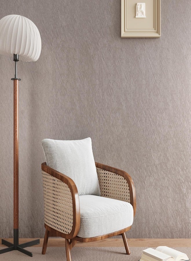 CRE8TIVE Metallic Bronze Grasscloth Peel and Stick Wallpaper Textured Oblique Grasscloth Wallpaper 12"x80" Grass Cloth Contact Paper for Cabinets Self Adhesive Linen Wall Paper for Bedroom Bathroom - Image 3