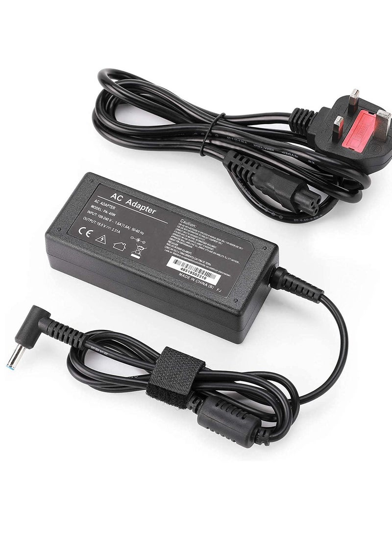 Generic - 65W HP Laptop Charger Replacement for HP Elitebook HP Chromebook HP Pavilion HP ProBook HP Notebook HP envy HP Spectre HP 250 G7 G6/255 G7 741727-001 hp charger 4.5x3mm - Image 1