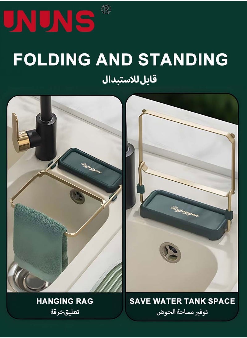 Kitchen Sink Drain Basket,Flipped Holder Sink Strainer Basket,Multi-function Disposable Garbage Drainage Grid With 50 Filters