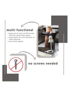 Generic Baby Monitor Mount, Ideal Baby Monitor Holder, Baby Monitor Holder with 1/4 Threaded Hole  - Image 5