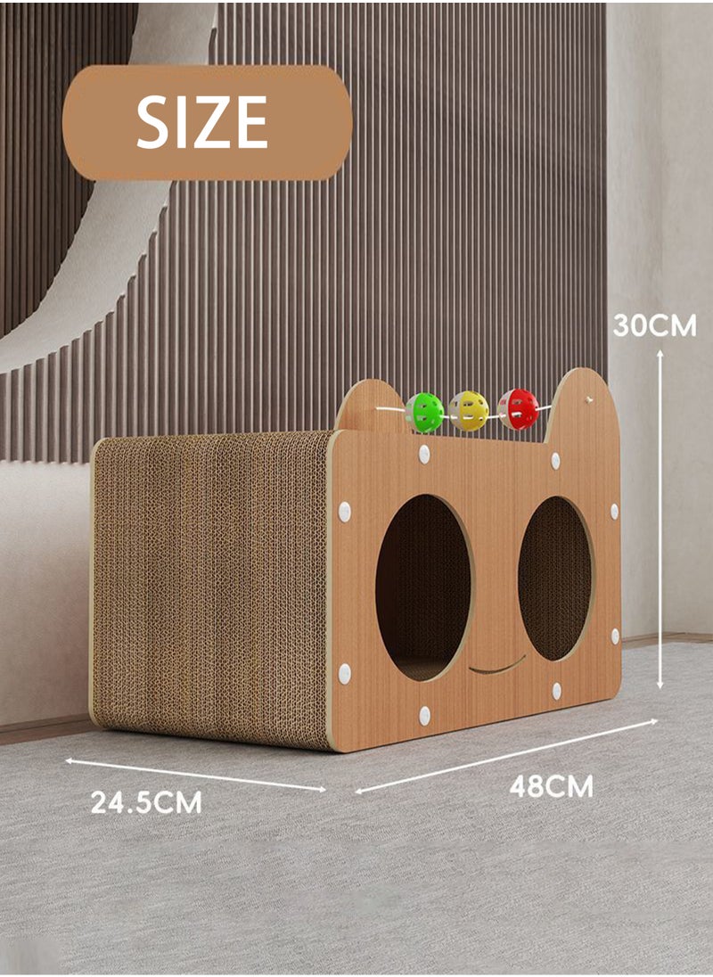 MissTiara - New Cat Scratcher and Bed 2-in-1, Durable and Versatile Enlarged Space for Play and Rest - Image 1