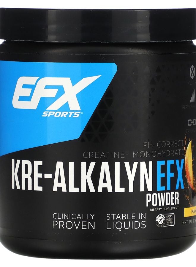 EFX SPORTS KreAlkalyn EFX Powder Mango 7.76 oz (220 g)