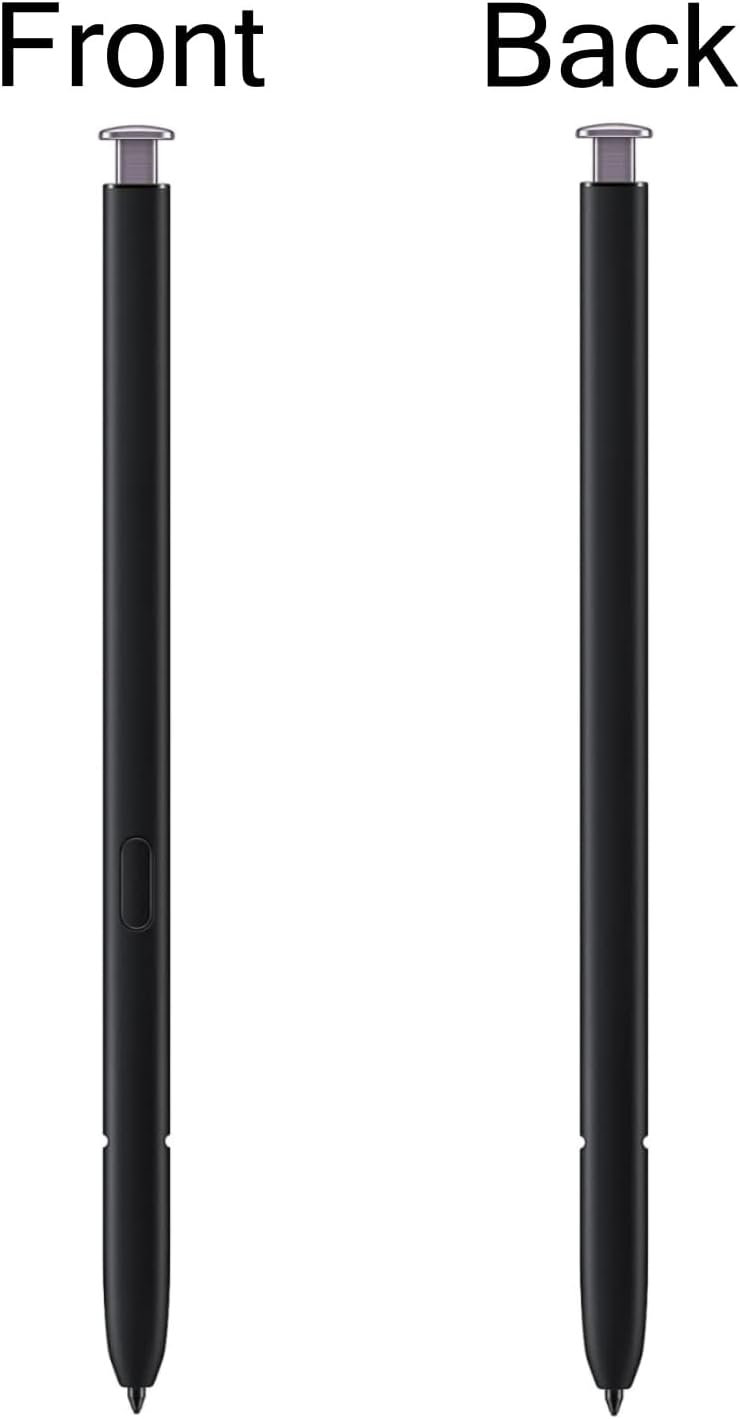 Qenw قلم بديل مكون من قطعتين لجهاز Samsung Galaxy S23 Ultra 5G، بدون بلوتوث، قلم ستايلس لمسي S Pen + أطراف/ريش بديلة (أرجواني) - Image 5