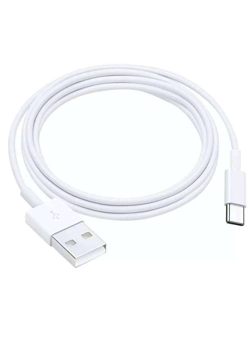 USB Cable 1M Braided 65W Power Delivery PD Fast charge Cable USB C to USB C For iPhone 16 15 Pro Max iPad mini 6 MacBook Pro Air M3 M2 M1 iPad Pro Samsung S24 S23 Ultra Laptop Lenovo Dell Xiaomi black