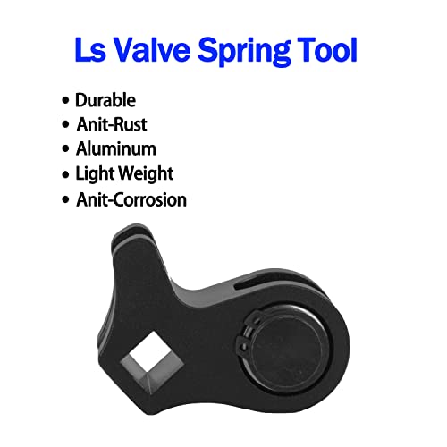 CNSPEED Ls Valve Spring Installation Tool Aluminum Valve Spring Compressor Tool for LS2 LS1 Style Valve Spring Installation (Black) - Image 3