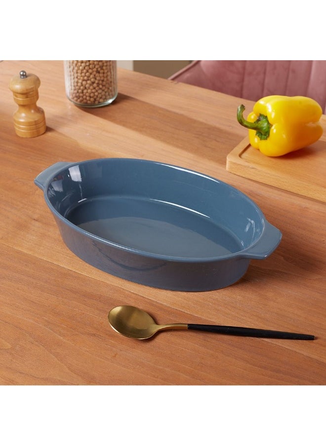 DANUBE HOME Chef's Delight Porcelain 3-Piece Oval Baking Dish Set – Durable, Oven-Safe Bakeware for Lasagna, Roasting, Casseroles & Serving, Elegant Design for Modern Kitchens  - Image 3