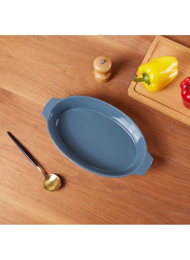 DANUBE HOME Chef's Delight Porcelain 3-Piece Oval Baking Dish Set – Durable, Oven-Safe Bakeware for Lasagna, Roasting, Casseroles & Serving, Elegant Design for Modern Kitchens  - Image 2