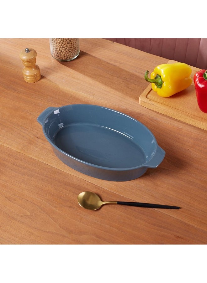 DANUBE HOME Chef's Delight Porcelain 3-Piece Oval Baking Dish Set – Durable, Oven-Safe Bakeware for Lasagna, Roasting, Casseroles & Serving, Elegant Design for Modern Kitchens  - Image 4