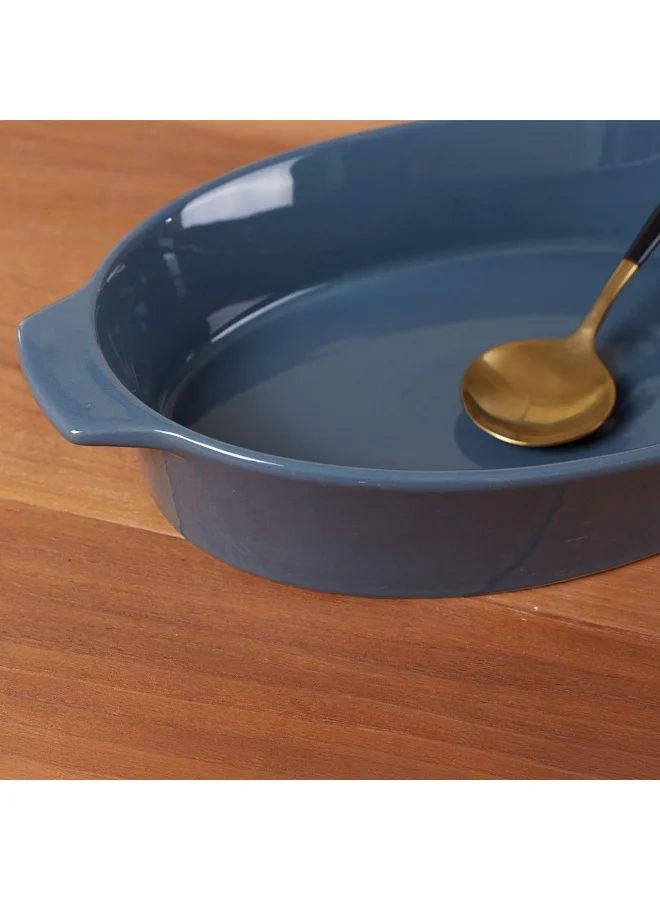 دانوب هوم طقم أطباق خبز بيضاوية بورسلين 3 قطع من شيفز ديلايت