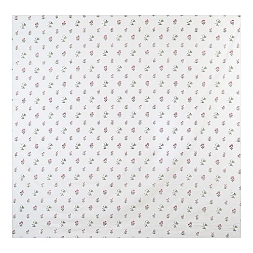 Plumora Jaipur Weaves Cotton King Size Bedsheet 108x108 Super King, 100% Pure Cotton Bed Sheet with 2 Pillow Covers, 240 TC Soft Breathable Floral Design Bedding - (Rose Blocks) - Image 2