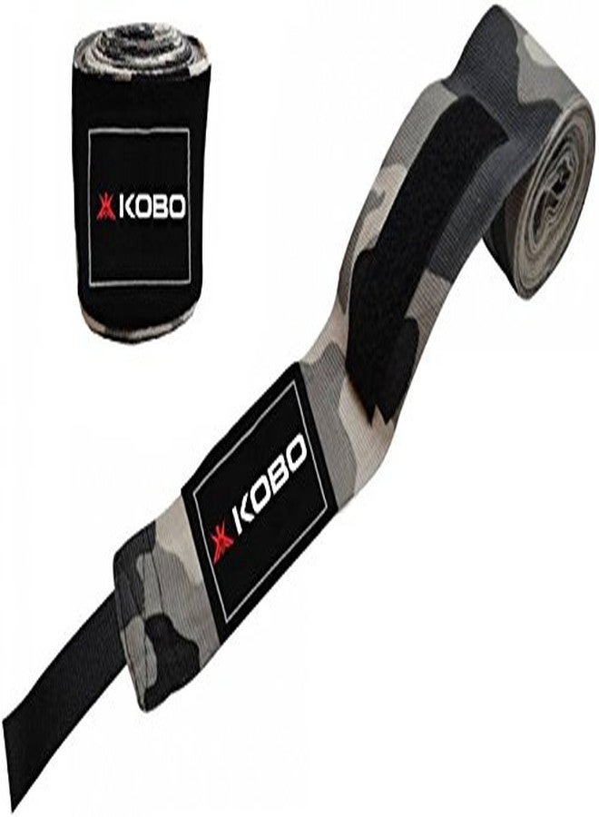 Kobo Exercise Weight Lifting / Boxing Hand Wrap Bandages / Power Gym Fitness Body Building Gloves Straps (Camel) (Length 158") - Image 1