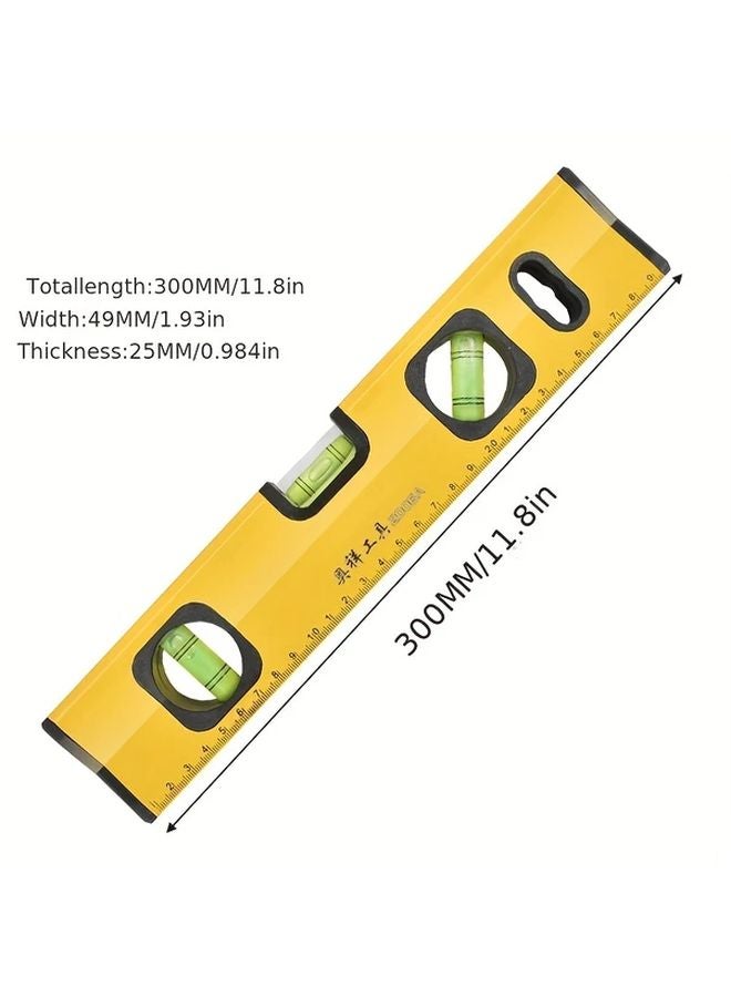 High Precision Magnetic Spirit Level 11.81 Inch Rustproof Horizontal Balance Ruler - Image 3