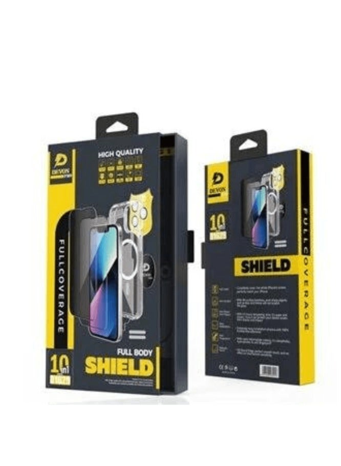 Devon iPhone 14 Pro Protection (Privacy Case) MagSafe 10in1 Package [iPhone Protection Package] The strongest complete protection for your phone ever - Image 1