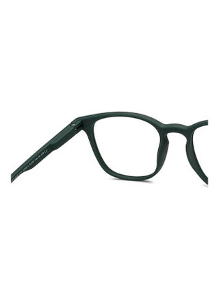 Unisex Blu By Lenskart | Unisex Hustlr | Peyush Bansal Glasses For Eye Protection From Digital Screens | Computer Glasses With Blue Cut And UV Protection | Lightweight Specs Zero Power | Medium | Military Green - view 3