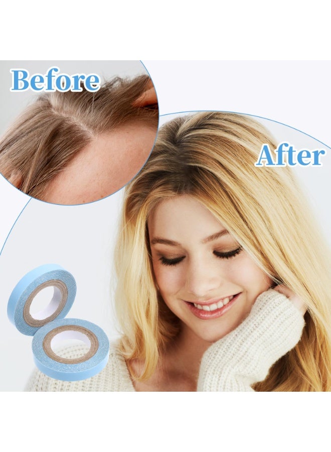 2 Rolls Hair Extension Tape,Hair Wig Tape Double Sided Adhesive Tape for Hair Extensions Tabs Beauty Tools Hairstyling Essentials - Image 4