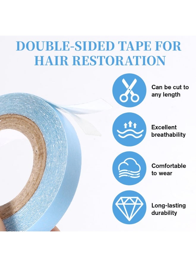 2 Rolls Hair Extension Tape,Hair Wig Tape Double Sided Adhesive Tape for Hair Extensions Tabs Beauty Tools Hairstyling Essentials - Image 3