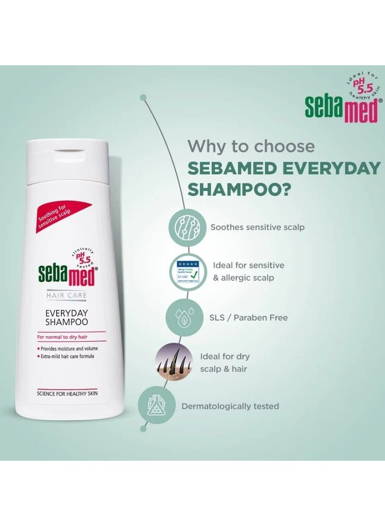 Sebamed Everyday Shampoo for Normal to Dry Hair  200ml - Image 5