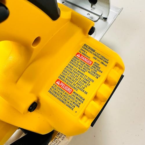 DEWALT DCS566 20V Circular Saw, 20V Cordless Brushless 6.5"" Circular Saw (Bare Tool Only, Bulk Packed), Yellow - Image 5