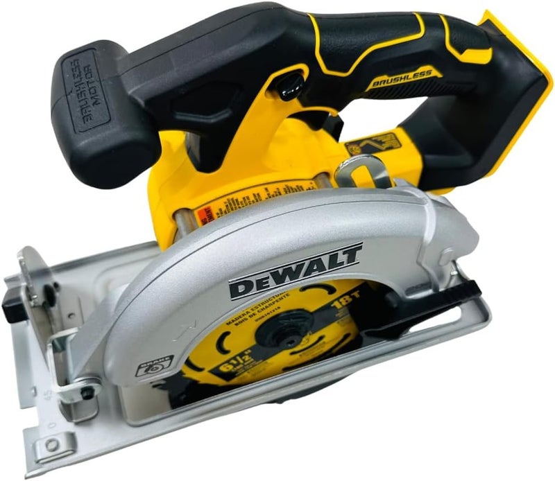 DEWALT DCS566 20V Circular Saw, 20V Cordless Brushless 6.5"" Circular Saw (Bare Tool Only, Bulk Packed), Yellow - Image 3