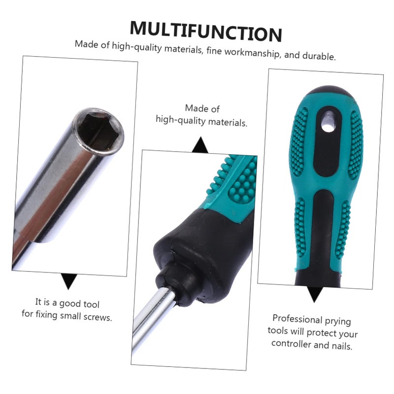 Hexagon Screwdriver Bit Set 2 Piece 6 35mm Hand Tool For Household Repair - Image 3