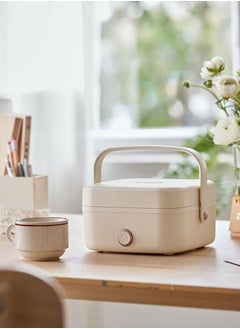 Bear Portable Electric Lunch Box Food Warmer Hot Pot 200W 1L Container Food Heater Heatup For Adult Kids Lunch Warmer in Office Home 3 Pin Plug(CN Version)  - Image 3
