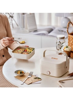 Bear Portable Electric Lunch Box Food Warmer Hot Pot 200W 1L Container Food Heater Heatup For Adult Kids Lunch Warmer in Office Home 3 Pin Plug(CN Version)  - Image 4