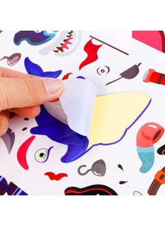 24 Sheets Pirate Make Your Own Stickers Decorative For Kids Pirate Theme Sticker Mix And Match Shark Sticker Parrot Jake Captain Birthday Party Favors Crafts Supplies - pzsku/ZEA90A1795207C04B345FZ/45/_/1688537330/e4208b28-44db-4d45-aa36-5e1b4145d4a2