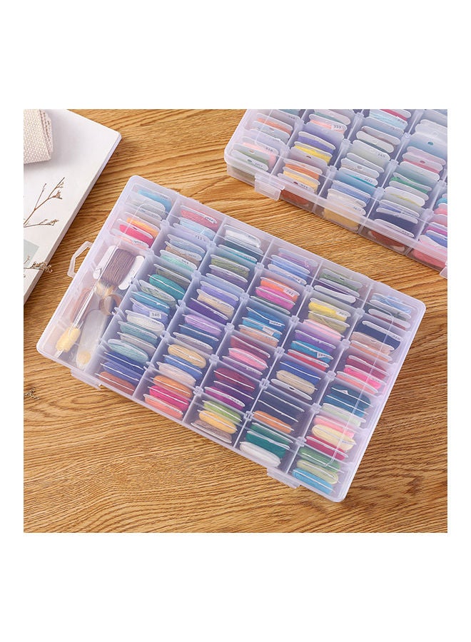 NIBEMINENT 60-Colours Embroidery Stitch Kit Set Multicolour  - Image 1
