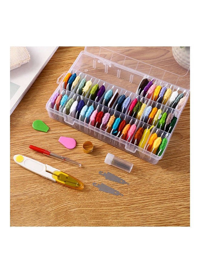 NIBEMINENT 60-Colours Embroidery Stitch Kit Set Multicolour  - Image 2