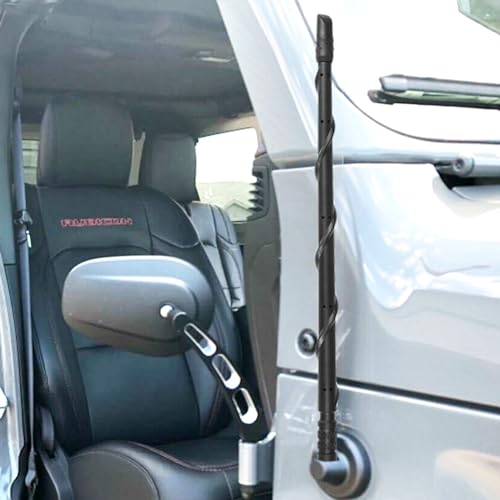 BASIKER Antenna Compatible with Jeep Wrangler JK JL JT Gladiator Rubicon Sahara 2007-2024 2025 2026, 13 Inch Car Replacement Antenna, Gladiator Jeep Accessories Designed for Optimized Radio Reception - Image 2