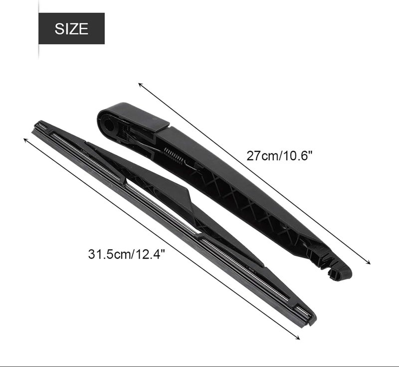 klarako Windshield Wiper, Rear Windshield Windscreen Wiper Arm & Blade Set Compatible with Astra III 3 H 2003klarako 2009 - Image 2