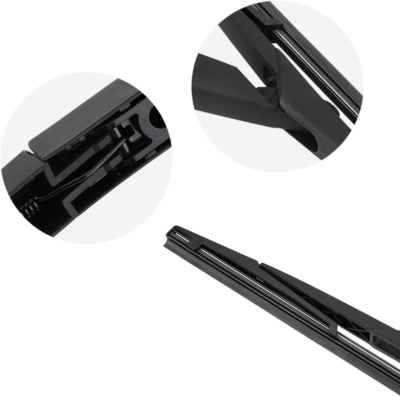 klarako Windshield Wiper, Rear Windshield Windscreen Wiper Arm & Blade Set Compatible with Astra III 3 H 2003klarako 2009 - Image 5