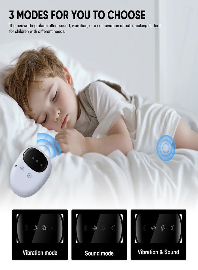 ReYang Bed Wetting Alarm for Boys and Girls - Wireless Pee Alarm with Magnetic Sensor, Sound Mode, and Strong Vibration for Kids, Adults, Elderly - Image 2