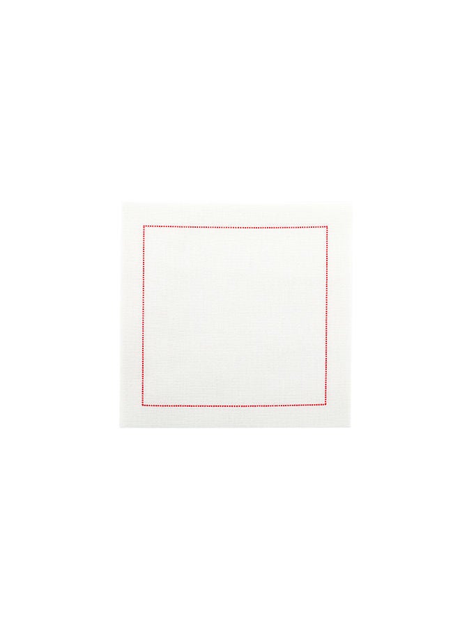 Restaurantware مناديل كوكتيل نابلوكس 4.5 × 4.5 بوصة، 50 مناديل مشروبات قابلة للتصرف - مناديل قطنية بيضاء ناعمة ومستدامة، عالية الامتصاص، لحفلات الزفاف أو أعياد الميلاد - Image 1