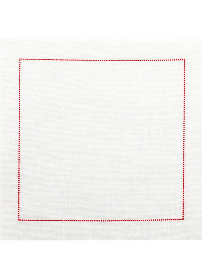 Restaurantware مناديل كوكتيل نابلوكس 4.5 × 4.5 بوصة، 50 مناديل مشروبات قابلة للتصرف - مناديل قطنية بيضاء ناعمة ومستدامة، عالية الامتصاص، لحفلات الزفاف أو أعياد الميلاد - Image 2