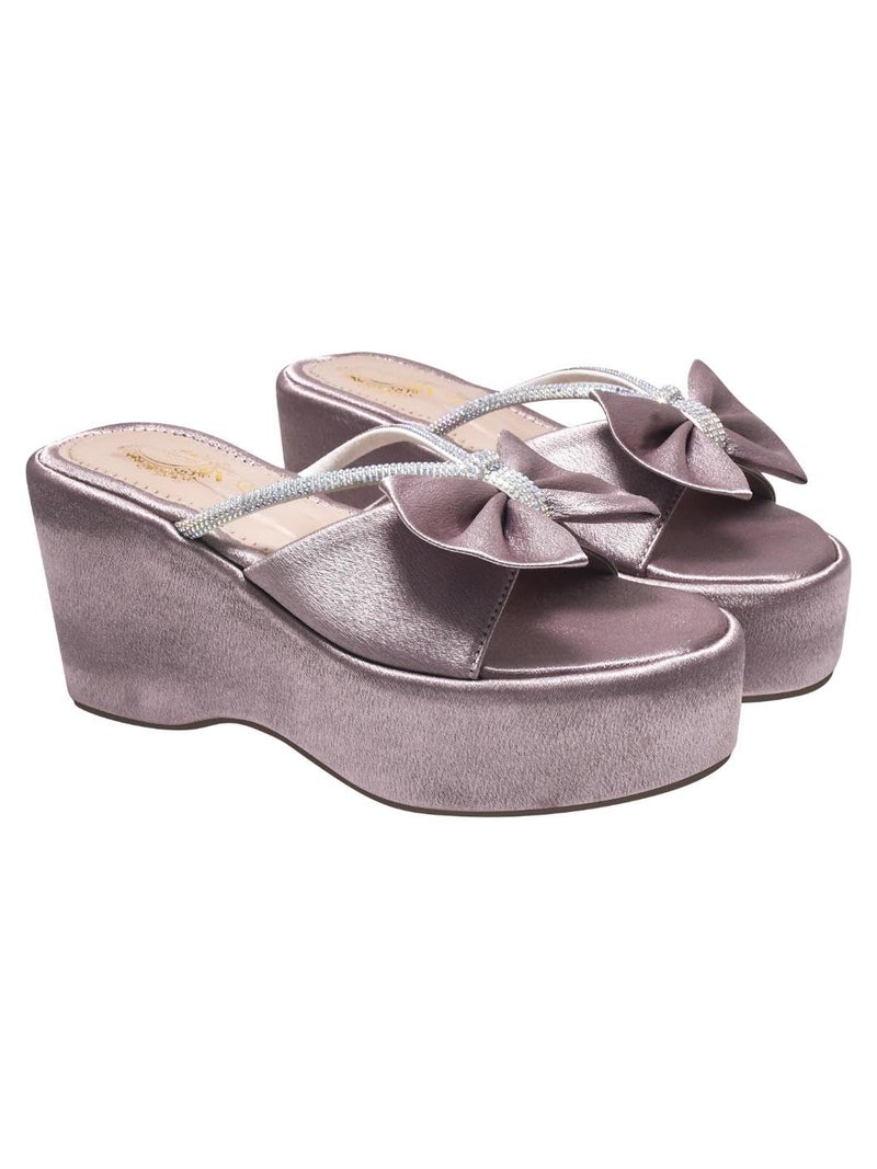 Shoetopia Embellished Wedges For Women & Girls - Image 5