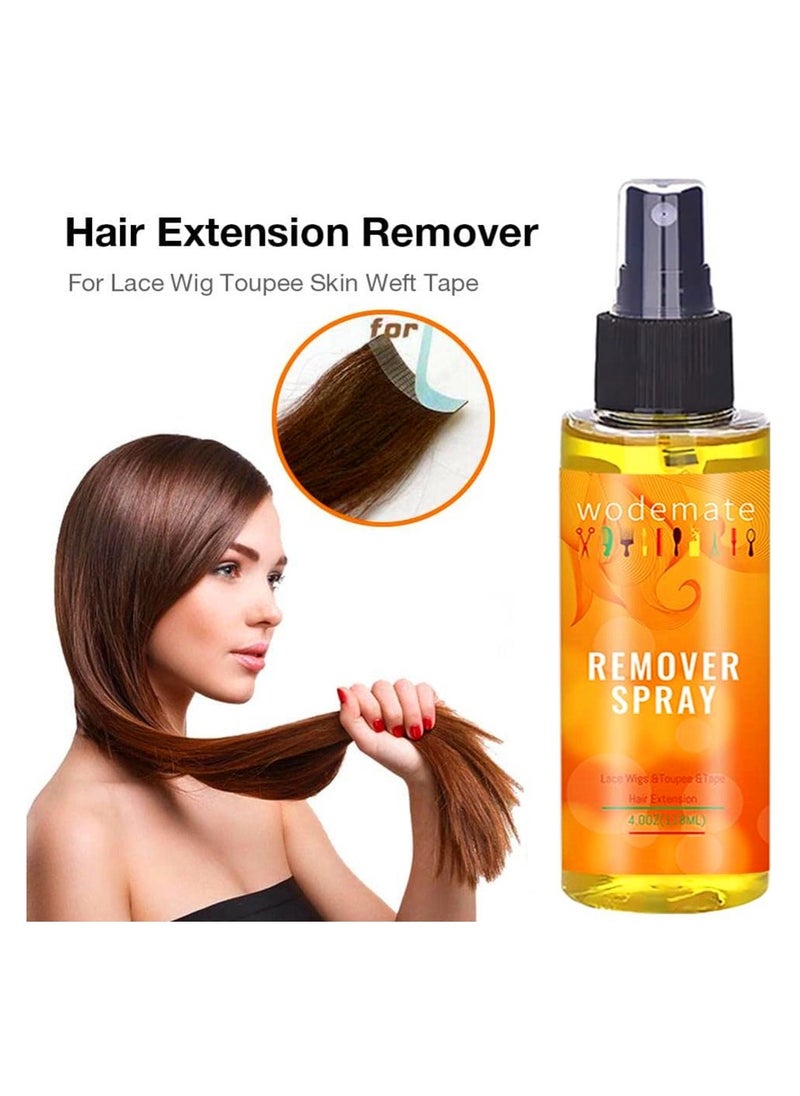 WodeMate 4 Ounce Lace Tape Remover  118 Ml Fast Acting  Bond Release Spray  Waste Removal Solution for Lace Wigs Extensions Lace Tape Remover and Glue Hair Systems No Aggressive Solvents  No Harmful  - Image 4