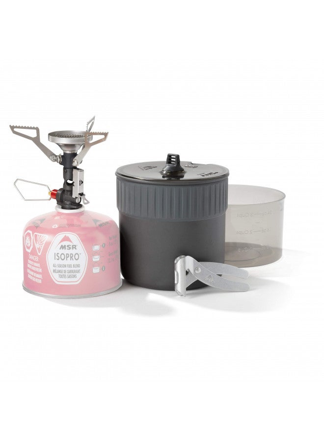 MSR MSR PocketRocket Deluxe Ultralight Camping and Backpacking Stove Kit - Image 1