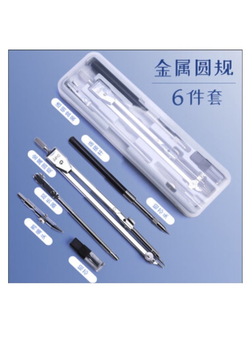 M&G M&G Chenguang Compass students with professional drawing test special metal stainless - 6pcs- No:ACSN1373  - Image 2